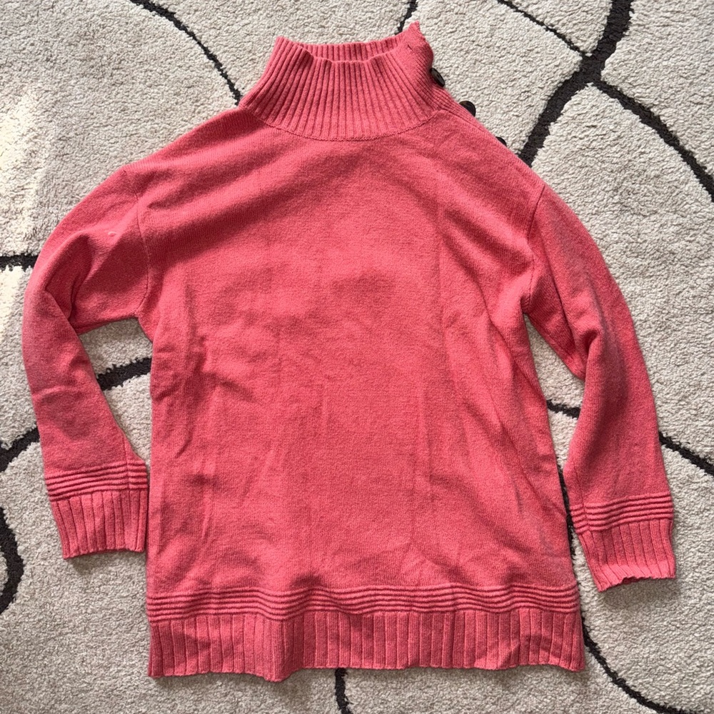 Anthropologie Margarita Pink Tunic Sweater - Picture 7 of 7